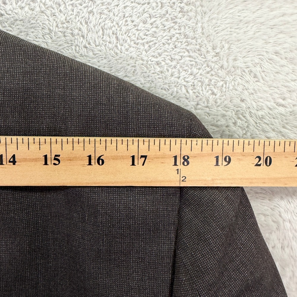 Vintage 80s Oxxford Clothes Bespoke Mens 42XS Brown Wool 2-Button Suit 34x27 - Picture 13 of 16